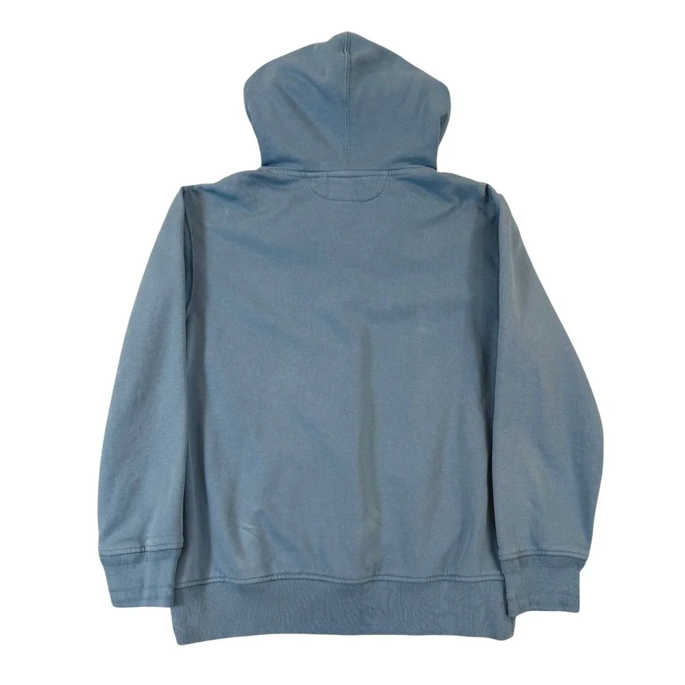Vintage Polo Ralph Lauren Rugby Hoodie Sweatshirt XL Blue Pony Faded 90s Y2K